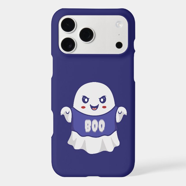 Funny Spooky Ghost Illustration Design (Back)