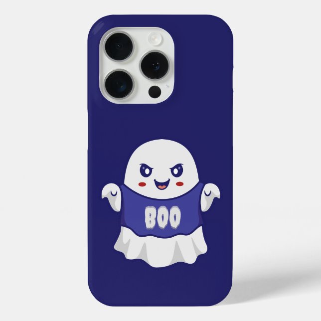 Funny Spooky Ghost Illustration Design Case-Mate iPhone Case (Back)