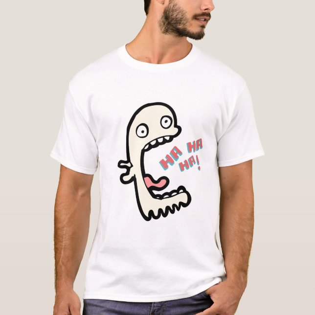 Funny Spooky Ghost T-Shirt (Front)