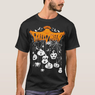 Funny Spooky Hanging Halloween Pumpkins T-Shirt