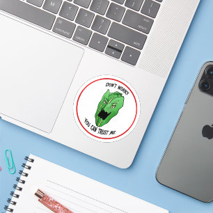 Funny Spooky Romaine Lettuce Sticker