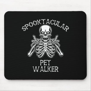 Funny Spooky Spooktacular Pet Walker Halloween Mouse Mat