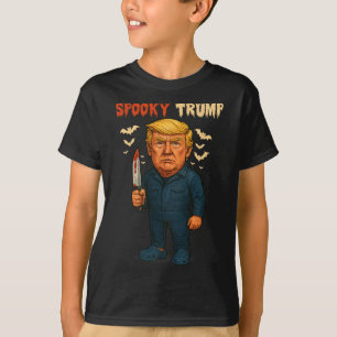 Funny Spooky Trump Horror American Movie Halloween T-Shirt