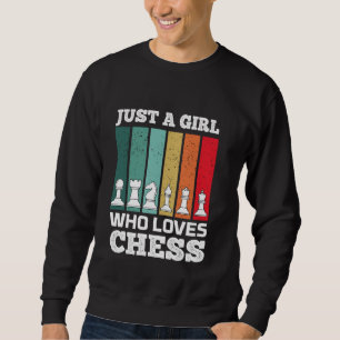Funny Sport Chess Master merch Chess Player gear f Sweatshirt