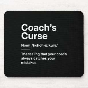 Funny Sport Definition Team Bysebyll Soccer Coach' Mouse Mat