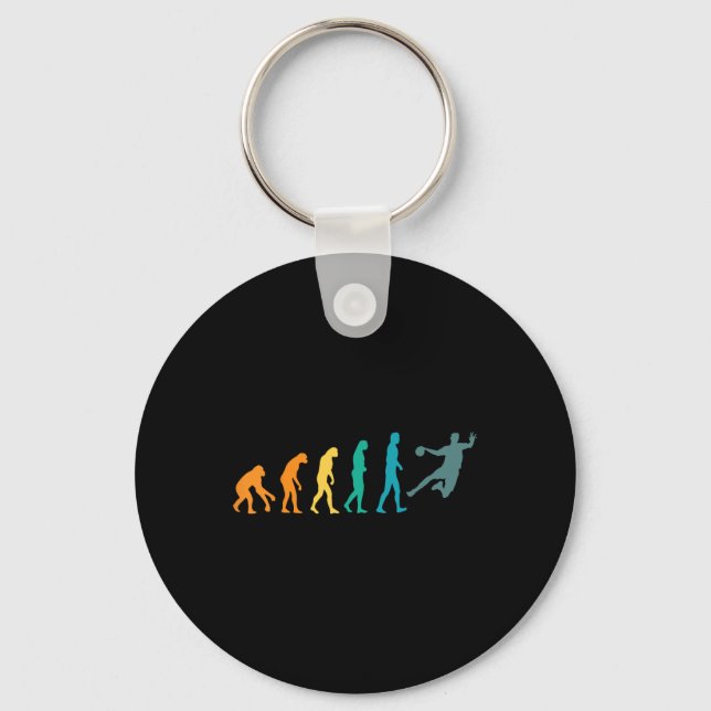 Funny Sport Evolution Handball  Key Ring (Front)