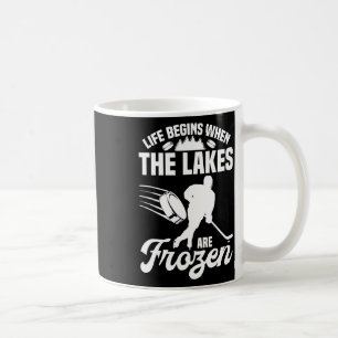 Funny Sport Pond Hockey Player (1) Coffee Mug