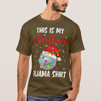 Funny Sport This Is My Christmas Pajama  Golf Love T-Shirt