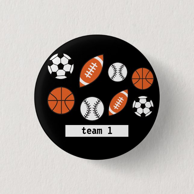 Funny Sports Ball 3 Cm Round Badge (Front)