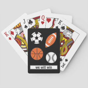 Funny Sports Ball Playing Cards
