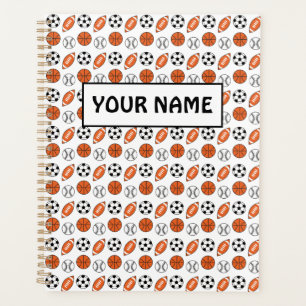 Funny Sports Balls Planner