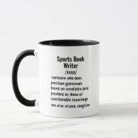 Funny Sports Book Writer Definition gifts 