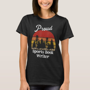 Funny Sports Book Writer Shirts Job Title Professi
