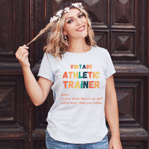  Funny Sports Definition Athletic Trainer  T-Shirt