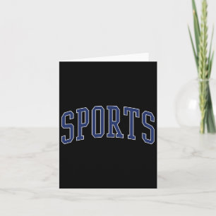 Funny Sports Sarcastic Football Card