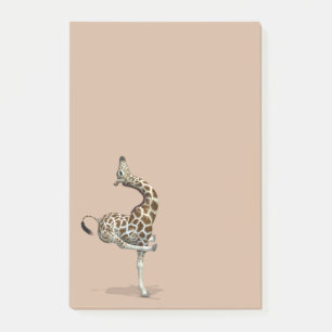 Funny Sporty Giraffe Post-it Notes