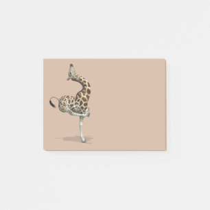 Funny Sporty Giraffe Post-it Notes