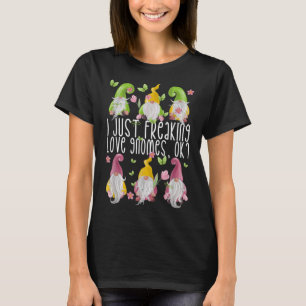 Funny Spring Gnome Quote For Women Girls Cute Summ T-Shirt