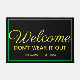 Funny Spring Welcome St. Patrick's Day Doormat