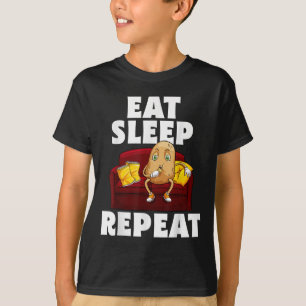 Funny Spud Life Potato Lover Vegetarian Cool World T-Shirt