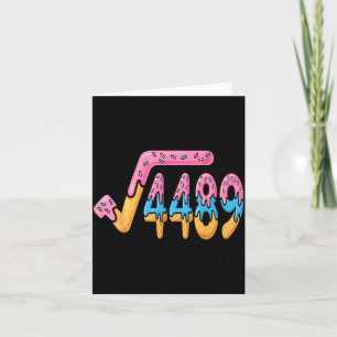Funny Square Root 4489 Funny 67 Math Ice Cream Mem Card