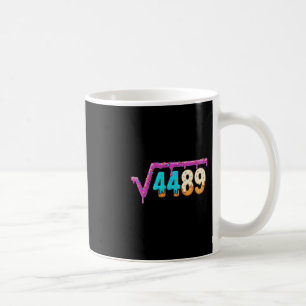 Funny Square Root 4489 Ice Cream Drip Math 67 Funn Coffee Mug