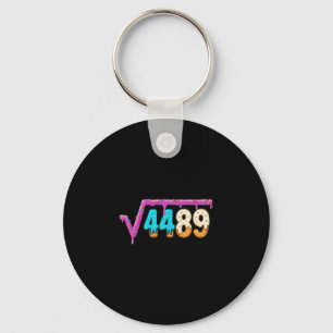Funny Square Root 4489 Ice Cream Drip Math 67 Funn Key Ring