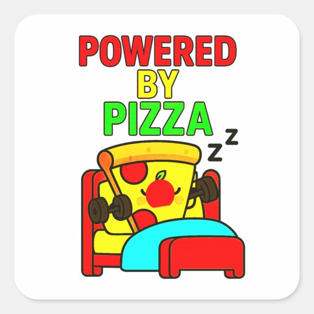 Funny  square sticker (Front)