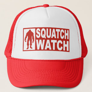 Funny SQUATCH WATCH Hat - Deluxe Finding Bigfoot