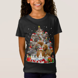 Funny Squirrel Christmas Tree Xmas T-Shirt