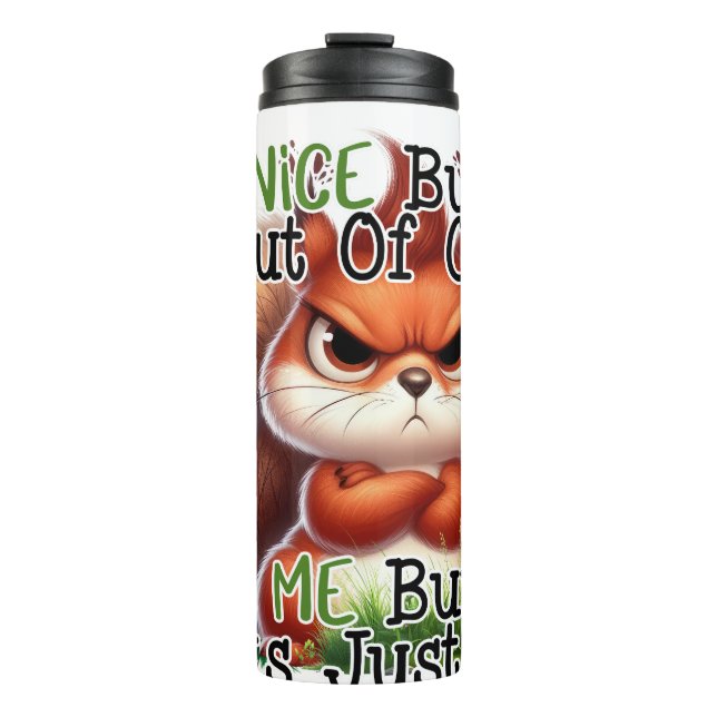 Funny Squirrel Tumbler (Front)