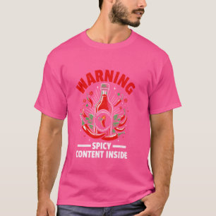 Funny Sriracha Hot Chilli Sauce Lover Spicy Pepper T-Shirt