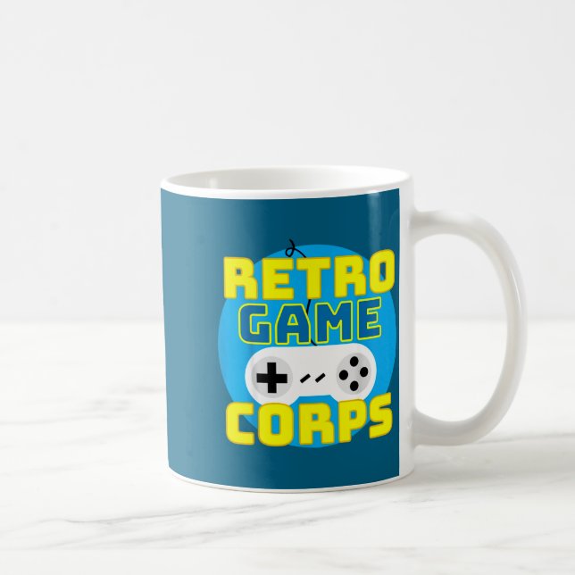 Funny Srt Game Lover Quote Retro Game Corps Basic  Coffee Mug (Right)
