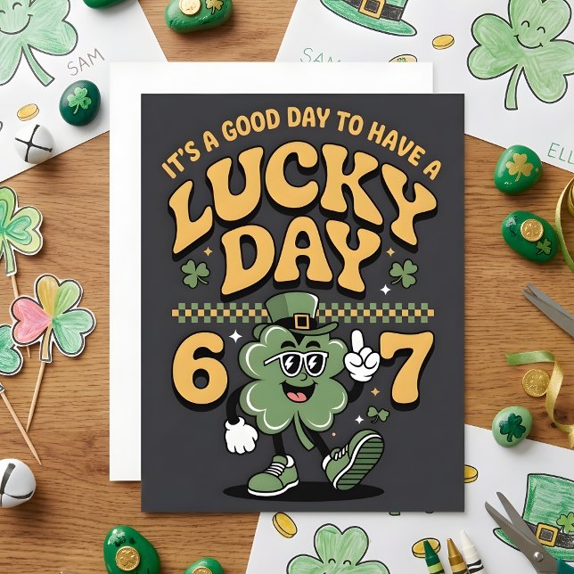 Funny St Patrick’s Day 67 Card (Creator Uploaded)