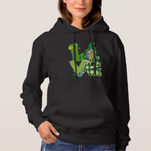 Funny St Patrick S Day Knitting Gnomes Seamstress Hoodie