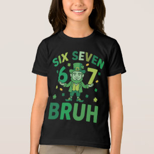 Funny St. Patricks Day 2026 – Six Seven 67 Bruh  Tri-Blend Shirt