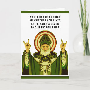 funny St. Patrick's Day card