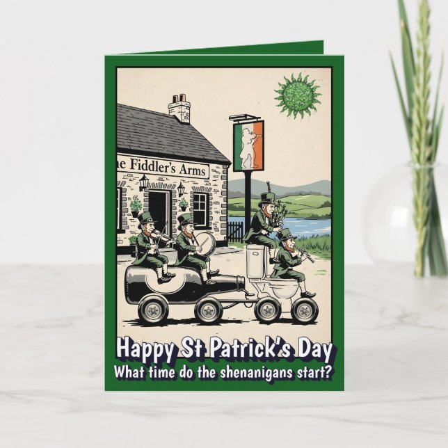 Funny St Patrick's Day Card (Front)