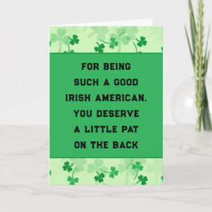Funny St. Patrick's Day Card