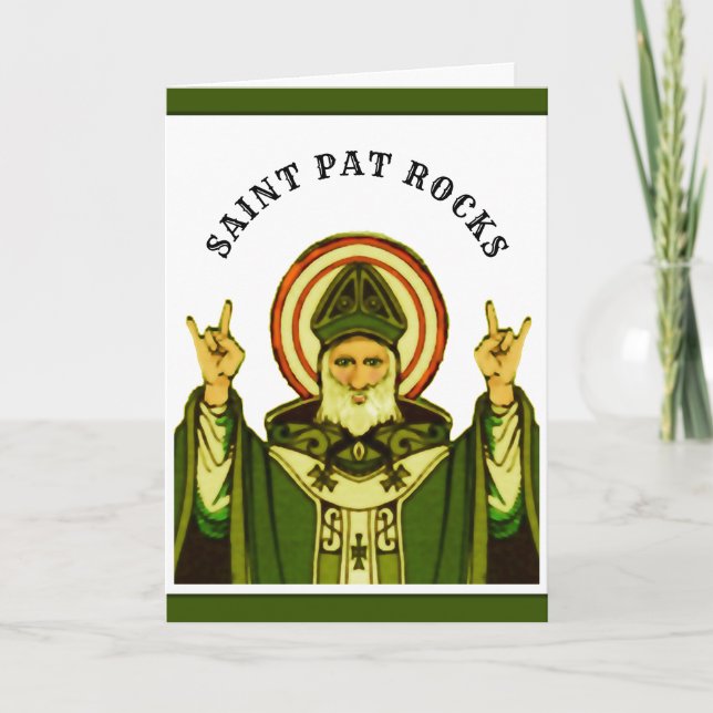 Funny St. Patrick's Day card (Front)