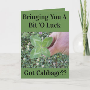 FUNNY ST PATRICK'S DAY CARD