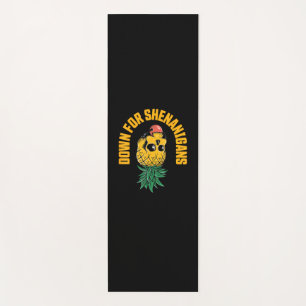 Funny St Patricks Day Down For Shenanigans Swinger Yoga Mat