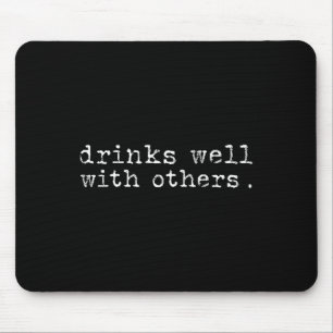 Funny St Patricks Day Drinking Mouse Mat