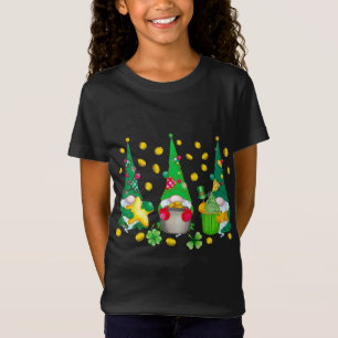 Funny St. Patrick's Day Gnome Irish Three Gnomes T-Shirt