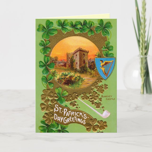 Funny St. Patrick's Day Greeting Card (Front)