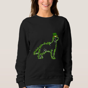 Funny St Patrick's Day Irish Golden Retriever With Sweatshirt