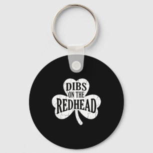 Funny st patricks day irish shamrock dibs on the key ring