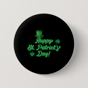 Funny St Patricks Day Leprechaun Party gift Paddy 6 Cm Round Badge