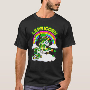 Funny St Patrick's Day Lucky Lepricorn Unicorn Rai T-Shirt