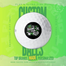 Funny St. Patrick's Day Shamrock Clover Titleist